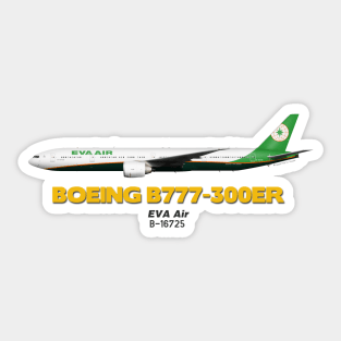 Boeing B777-300ER - EVA Air Sticker